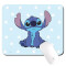 Tapis de souris Stitch  bleu 220x180 mm - miniature