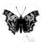 Tapis de souris Papillon multicouleur 22x20 cm - miniature