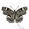 Tapis de souris Papillon multicouleur 22x20 cm - miniature