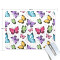 Tapis de souris Papillon multicolore 190x250 mm - miniature