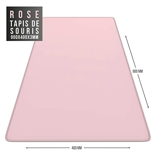 Tapis de souris rose XXL LED 90x40 cm variant 0 