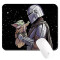 Tapis de souris Yoda - Star Wars - baby  noir 220x180 mm - miniature