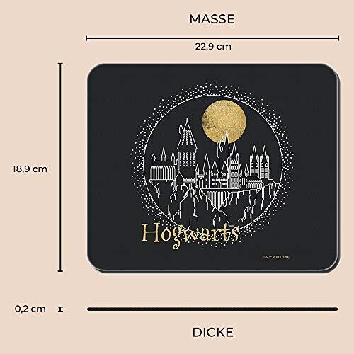 Tapis de souris Harry Potter multicouleurouge 220x180 mm variant 1 