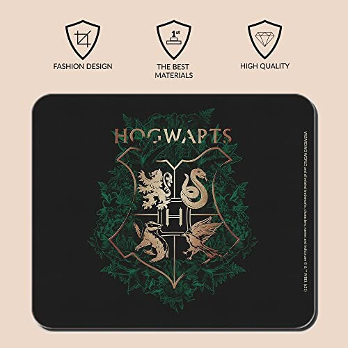 Tapis de souris Harry Potter  noir 220x180 mm variant 1 