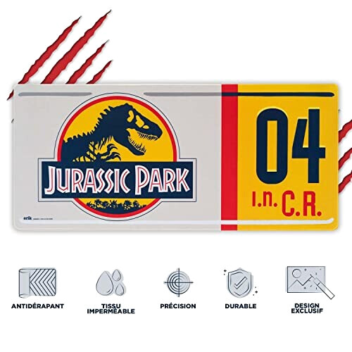 Tapis de souris Jurassic Park XXL 80x35 cm variant 0 