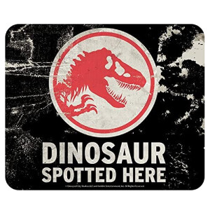Tapis de souris Jurassic Park noir 23.5x19.5 cm