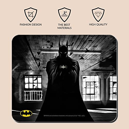 Tapis de souris Batman  noir 220x180 mm variant 0 