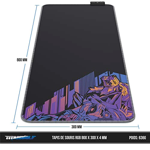 Tapis de souris Batman XXL LED 800x300 mm variant 0 