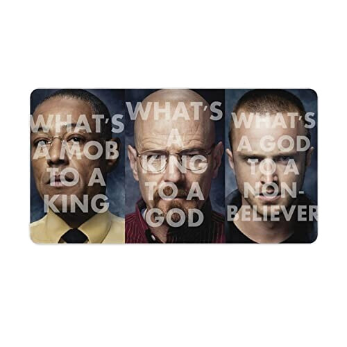 Tapis de souris Breaking Bad crime movie poster drugmaker 40 x 75 40x75 cm