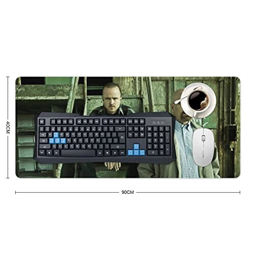 Tapis de souris Breaking Bad crime movie poster drugmaker 40 x 90 40x90 cm variant 0 