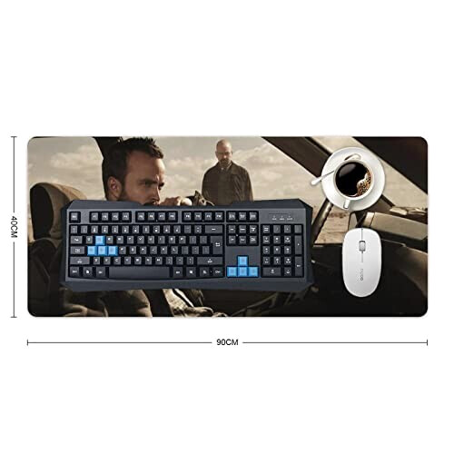 Tapis de souris Breaking Bad crime movie poster drugmaker 40 x 90 40x90 cm variant 0 