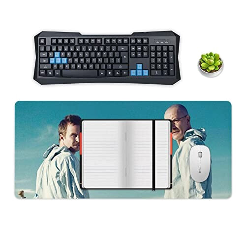 Tapis de souris Breaking Bad crime movie poster drugmaker 40x90 cm variant 2 