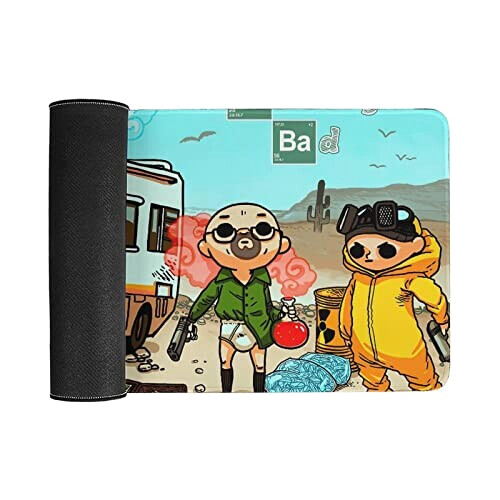Tapis de souris Breaking Bad crime movie poster drugmaker 30x60 cm variant 1 