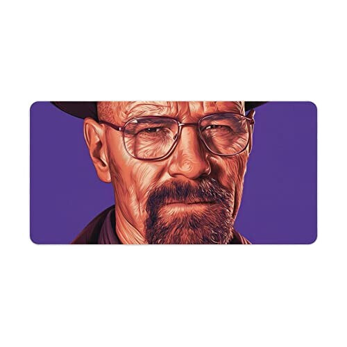 Tapis de souris Breaking Bad crime movie poster drugmaker 30 x 60 30x60 cm
