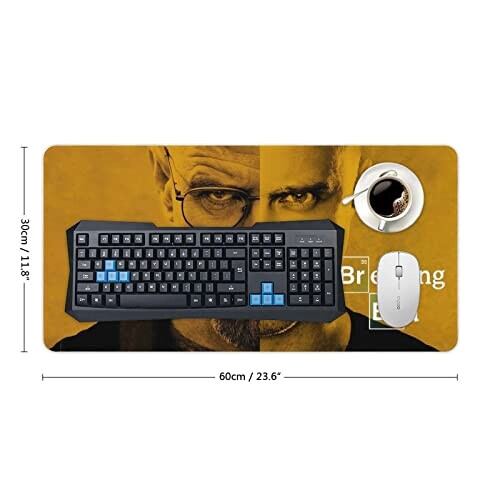 Tapis de souris Breaking Bad crime movie poster drugmaker 30x60 cm variant 0 