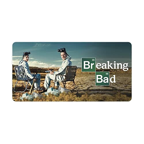 Tapis de souris Breaking Bad crime movie poster drugmaker 30x60 cm