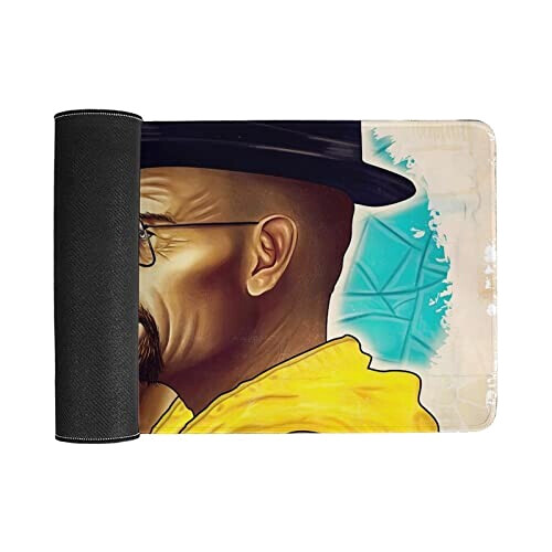 Tapis de souris Breaking Bad crime movie poster drugmaker 40 x 75 40x75 cm variant 1 
