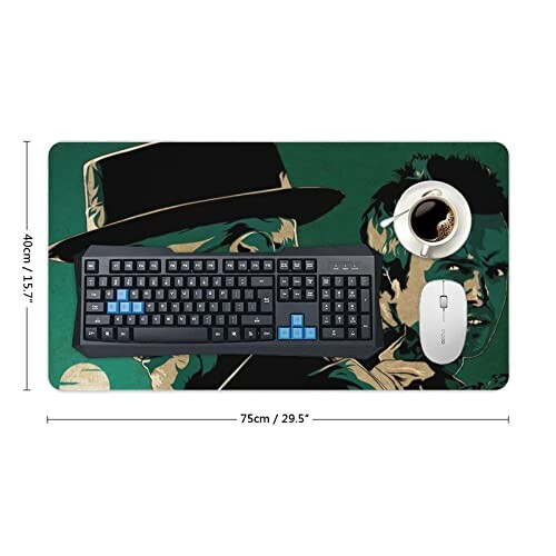 Tapis de souris Breaking Bad crime movie poster drugmaker 40x75 cm variant 0 