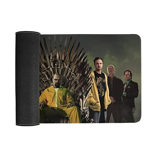 Tapis de souris Breaking Bad crime movie poster drugmaker 40 x 75 40x75 cm variant 1 