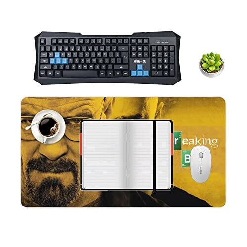 Tapis de souris Breaking Bad crime movie poster drugmaker 40x75 cm variant 2 