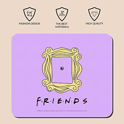 Tapis de souris Friends  violet 220x180 mm variant 1 