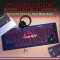 Tapis de souris Stranger things sous-main rétro avec logo arcade XXL 80x30 cm - miniature variant 1