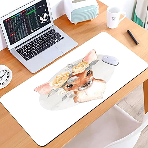 Tapis de souris Fleur - Bambi - 60 x 35 60x35 cm