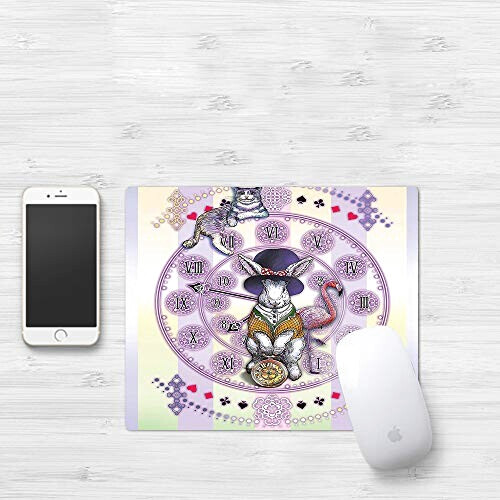 Tapis de souris Lapin blanc - Alice au pays des merveilles - style 25x32 cm