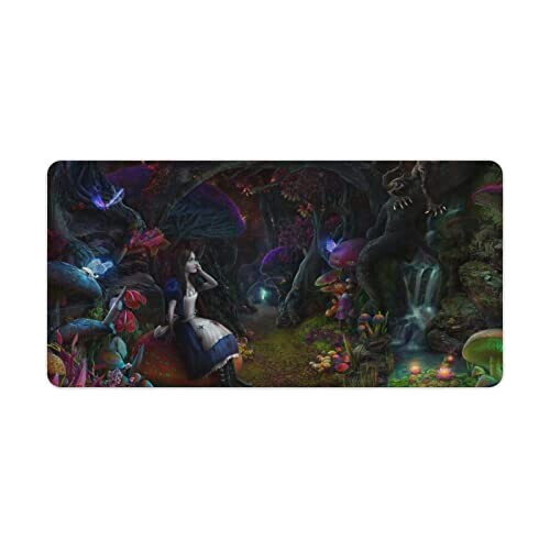 Tapis de souris Alice au pays des merveilles anime alice in wonderland 30x60 cm