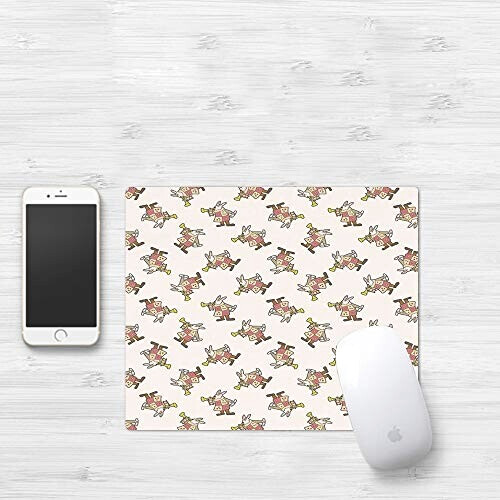 Tapis de souris Lapin blanc - Alice au pays des merveilles - style 25x32 cm