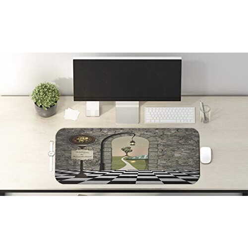 Tapis de souris Alice au pays des merveilles noir 78.7x30.5 cm variant 0 