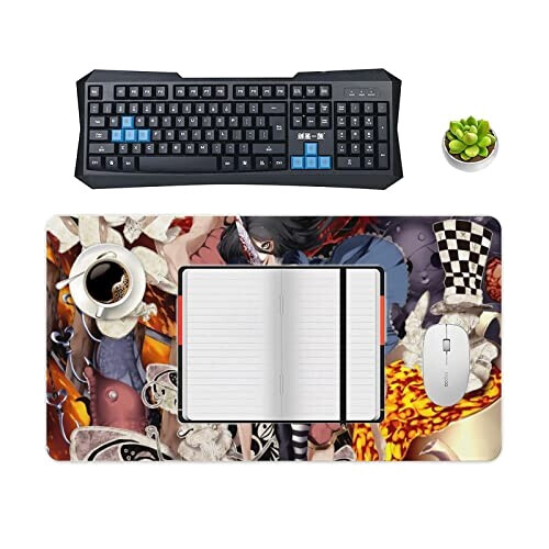 Tapis de souris Alice au pays des merveilles anime  40 x 75 40x75 cm variant 2 