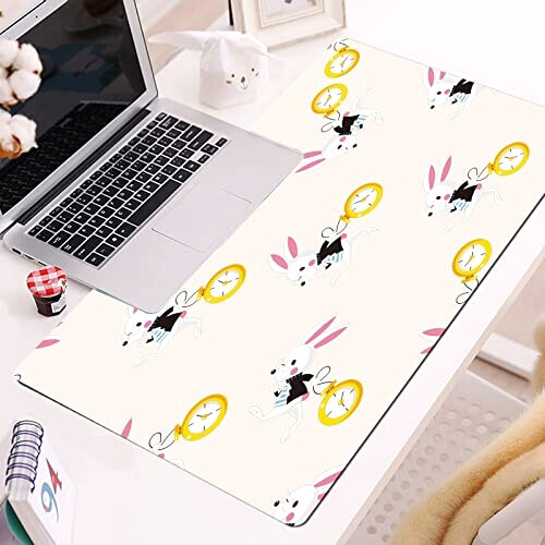 Tapis de souris Lapin blanc - Alice au pays des merveilles - 40 x 80 40x80 cm variant 0 