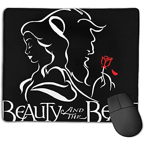 Tapis de souris La belle et la bête mousepad- 25x20 cm