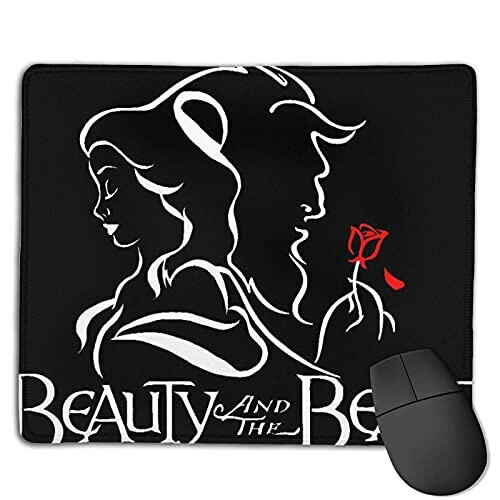 Tapis de souris La belle et la bête mousepad- 25x20 cm variant 0 