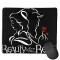 Tapis de souris La belle et la bête mousepad- 25x20 cm - miniature variant 1