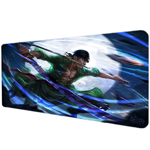 Tapis de souris Luffy, Nami, Zoro - One Piece - multicouleur 800x300 mm