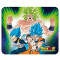 Tapis de souris Vegeta, Goku, Broly - Dragon Ball - bleu 23.5x19.5 cm - miniature