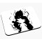 Tapis de souris Goku - Dragon Ball - blanc,noir 200x240 mm - miniature
