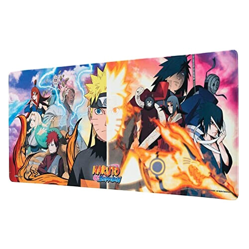 Tapis de souris Madara Uchiwa, Sasuke Uchiwa - Naruto - XXL 80x35 cm