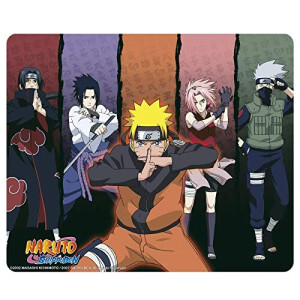 Tapis de souris Naruto multicolore 23.5x19.5 cm