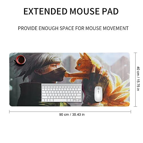 Tapis de souris Naruto uk cat XXL 900x400 mm variant 0 