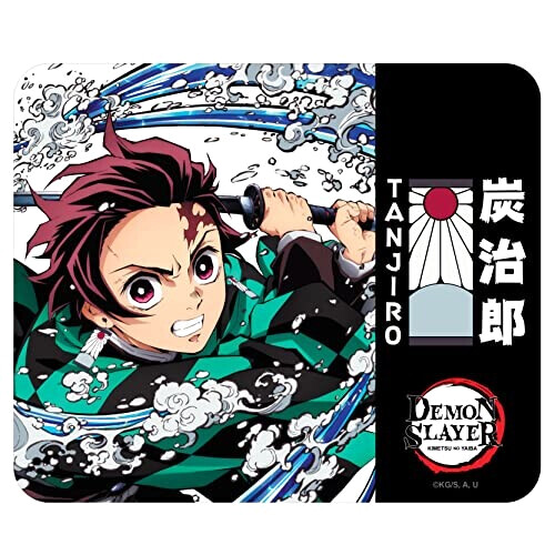 Tapis de souris Demon Slayer multicolore 23.5x19.5 cm