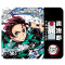 Tapis de souris Demon Slayer multicolore 23.5x19.5 cm - miniature