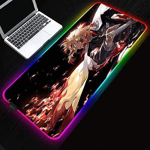 Tapis de souris Demon Slayer LED 300x600 mm