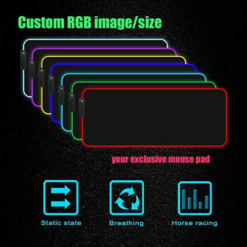 Tapis de souris Demon Slayer LED 300x600 mm variant 4 
