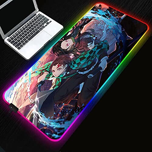 Tapis de souris Demon Slayer LED 300x600 mm