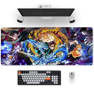 Tapis de souris Kimetsu no Yaiba - Demon Slayer -  compatible avec  x , s 30 x 80 30x80 cm