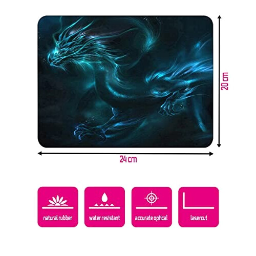 Tapis de souris JoJo's Bizarre Adventure dragon 24x20 cm variant 1 