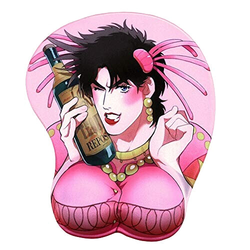 Tapis de souris Joseph Joestar - JoJo's Bizarre Adventure - rose